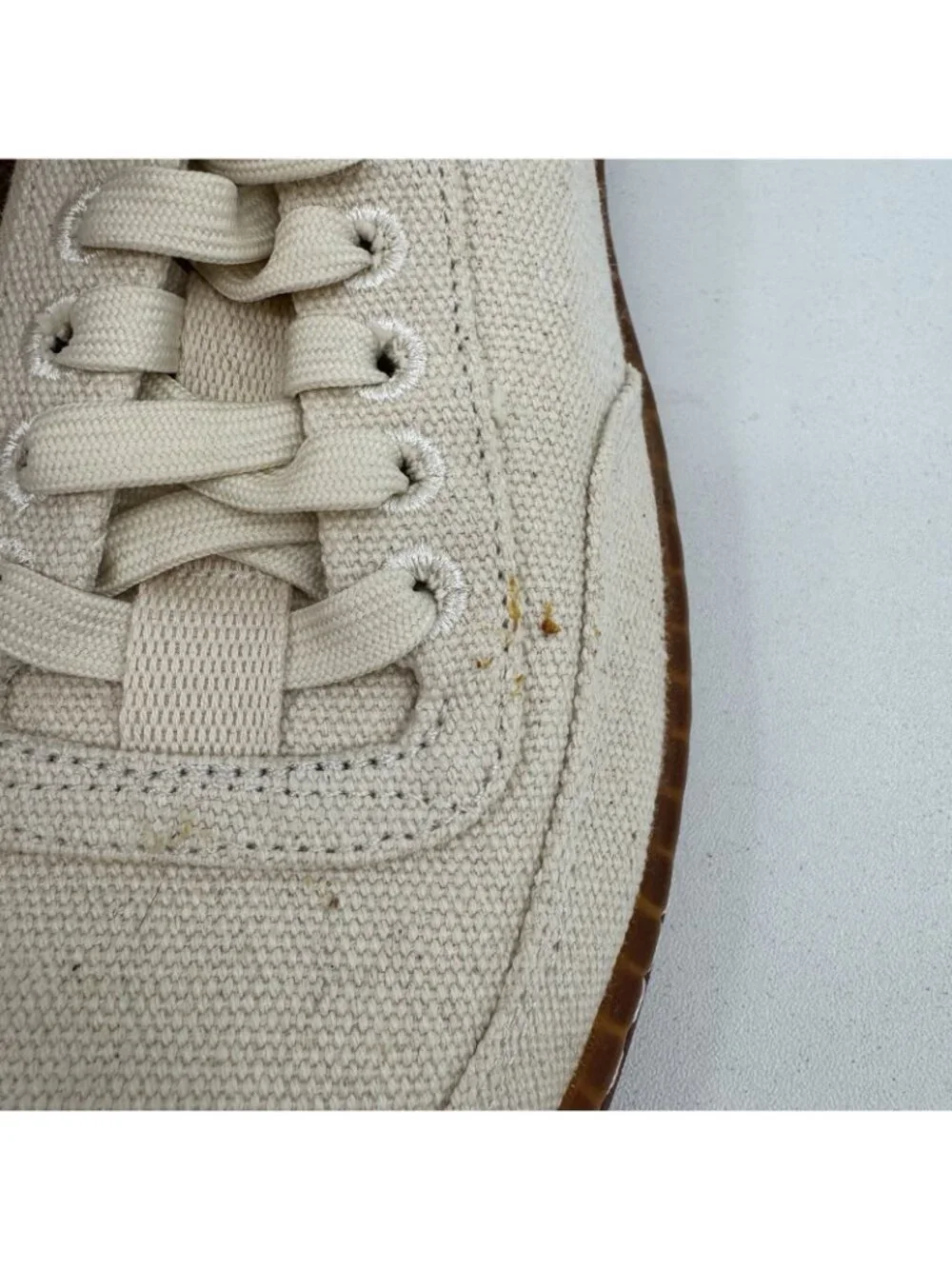 Everlane Tread Bare Sneaker size 6 Women's in Canvas Natural Lace-up Shoes